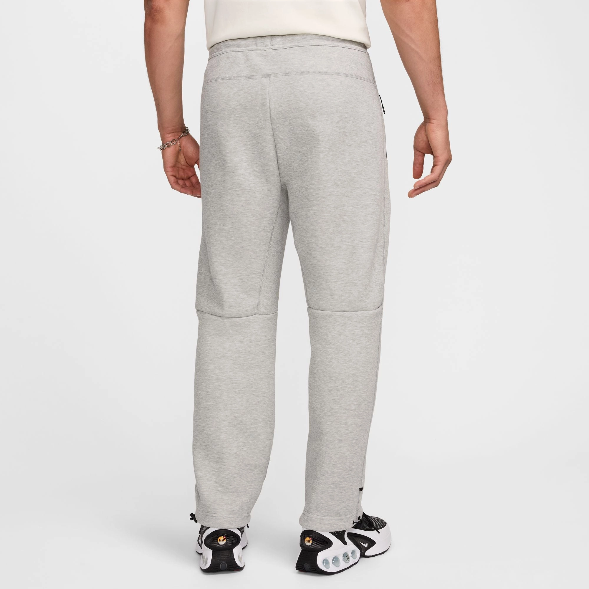 TECH FLEECE OPEN HEM PANTS GREY HEATHER