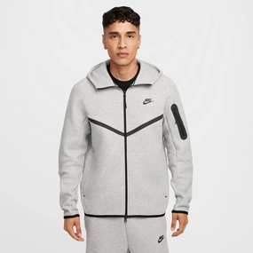 TECH FULL ZIP WINDRUNNER HOODIE GREY HEATHER