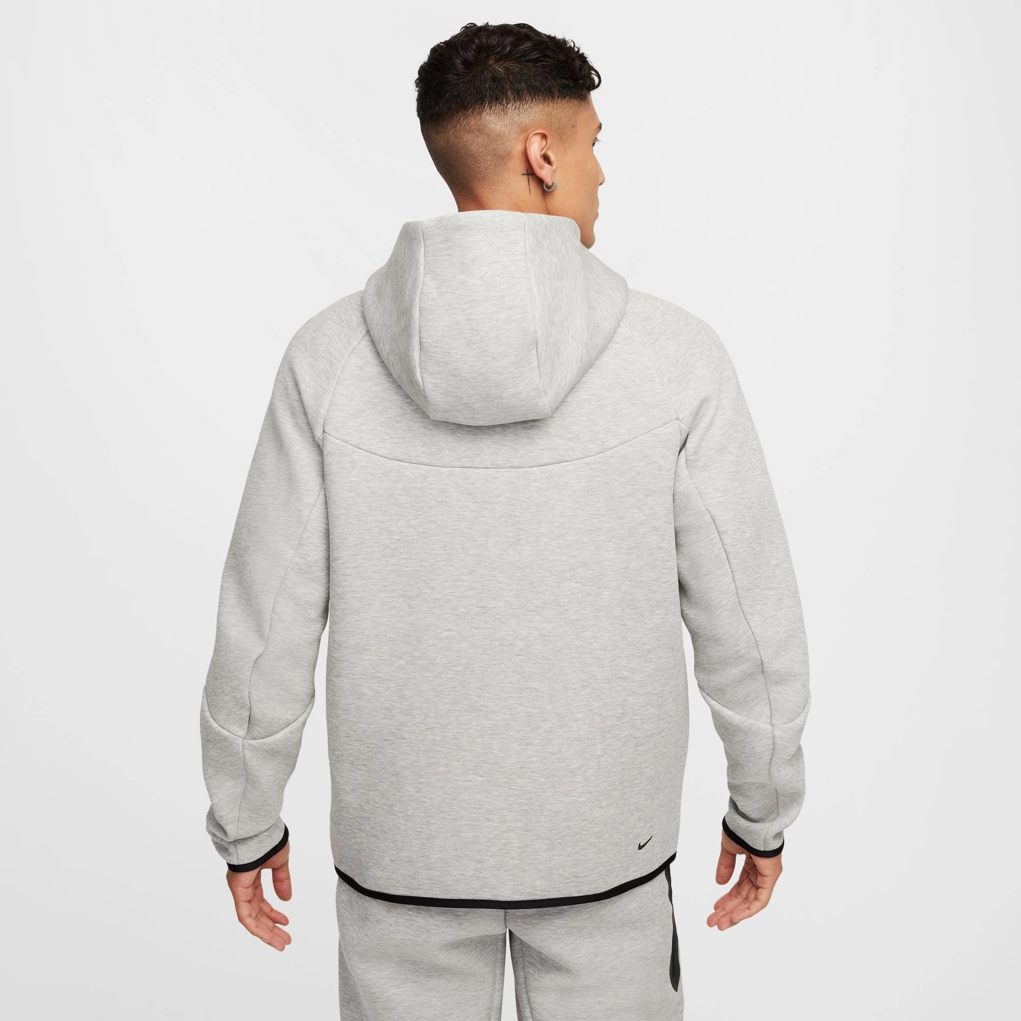 TECH FULL ZIP WINDRUNNER HOODIE GREY HEATHER