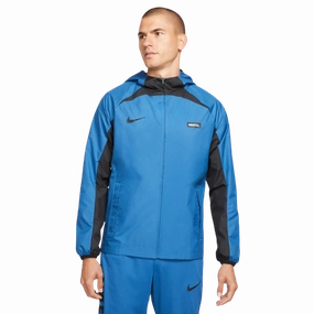 Veste coupe-vent Nike FC - Bleu