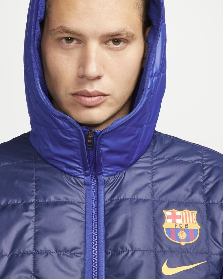 Veste FC Barcelone Synthetic-Fill 2021/2022 - Bleu/Rouge