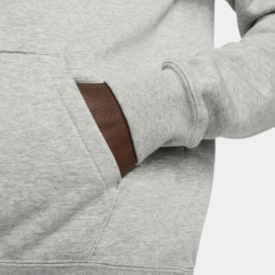 W FUNNEL NECK HOODIE GREY HEATHER