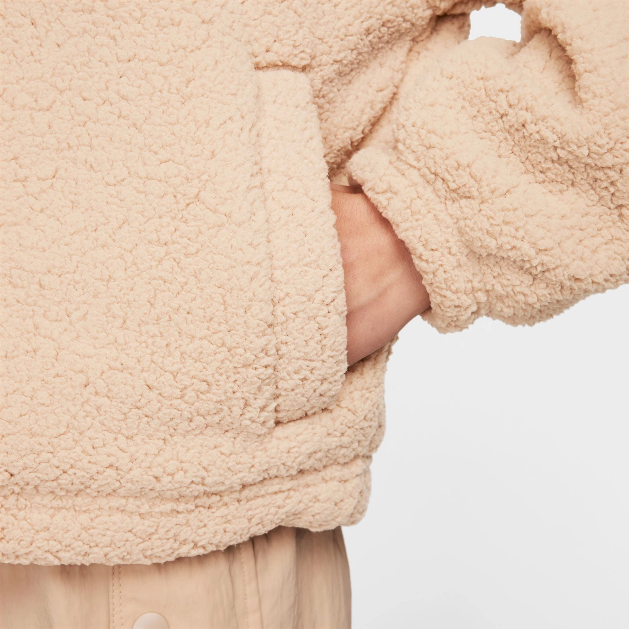 W HIGH PILE JACKET HEMP