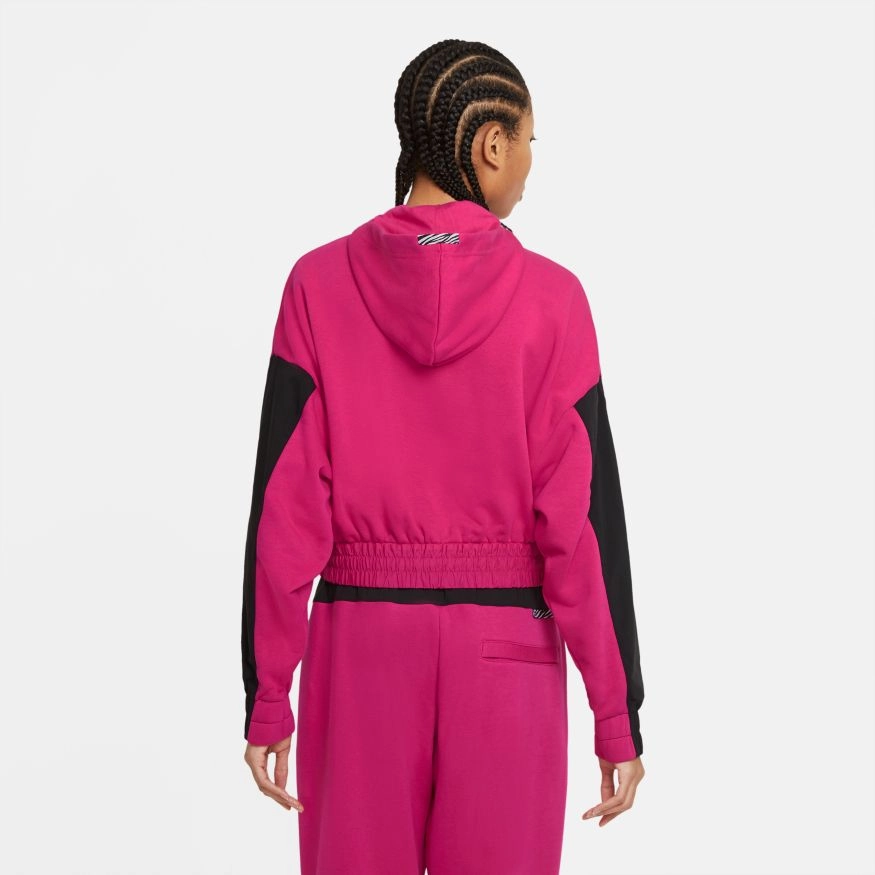 W ICON CLASH HOODIE FIREBERRY