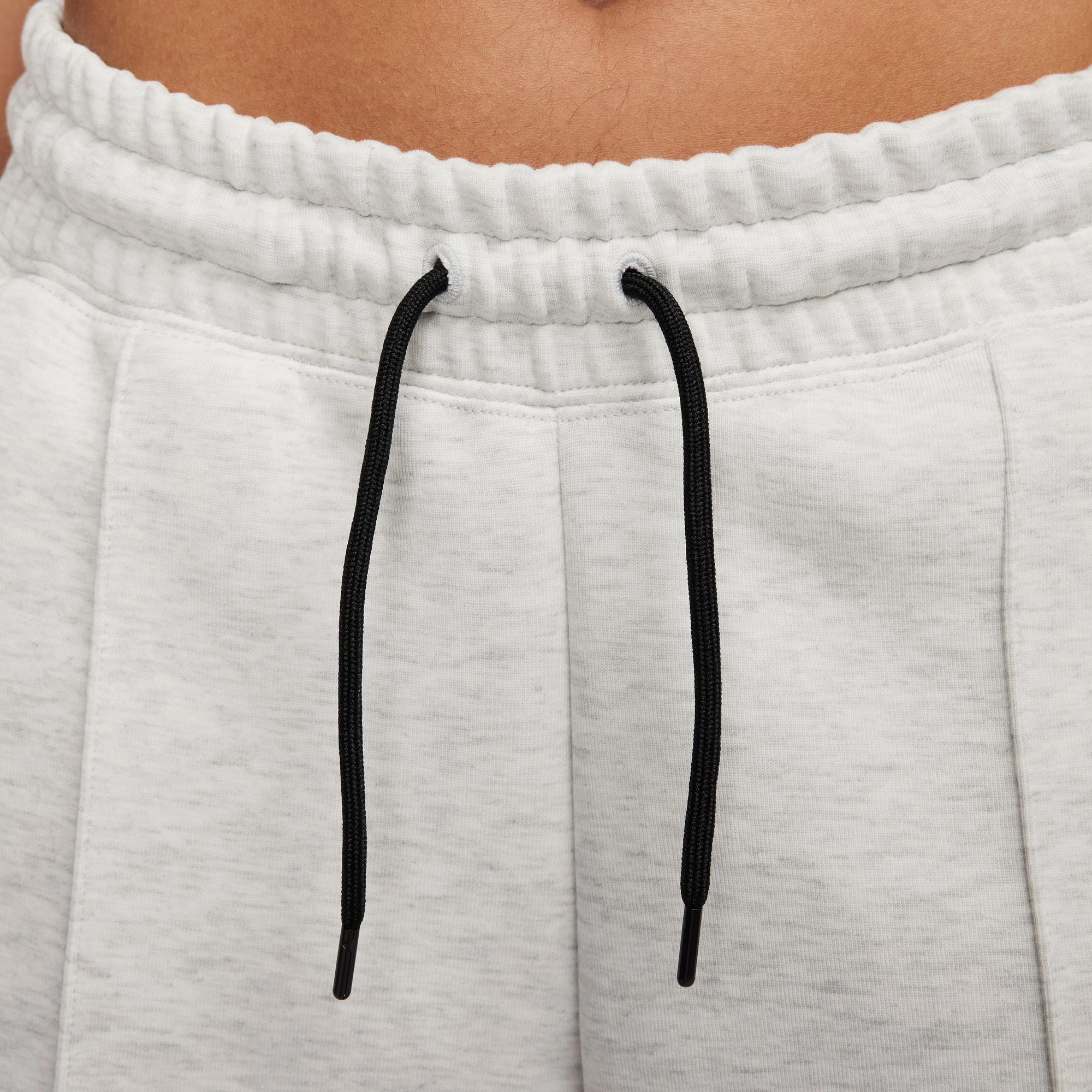 W MID RISE TECH FLEECE JOGGER GREY HEATHER