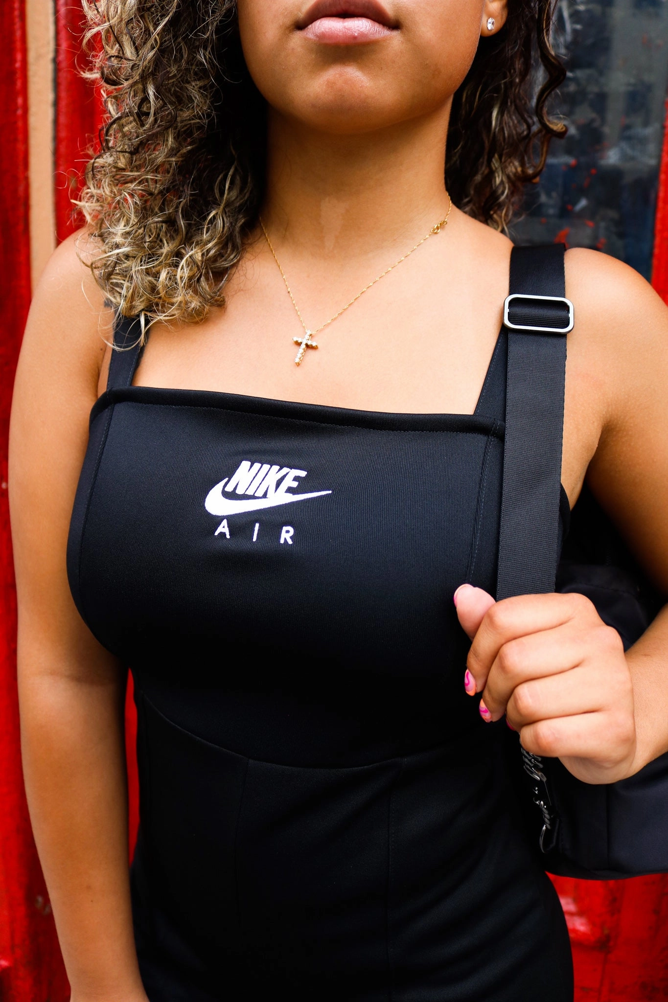 W NIKE AIR ROMPER BLK