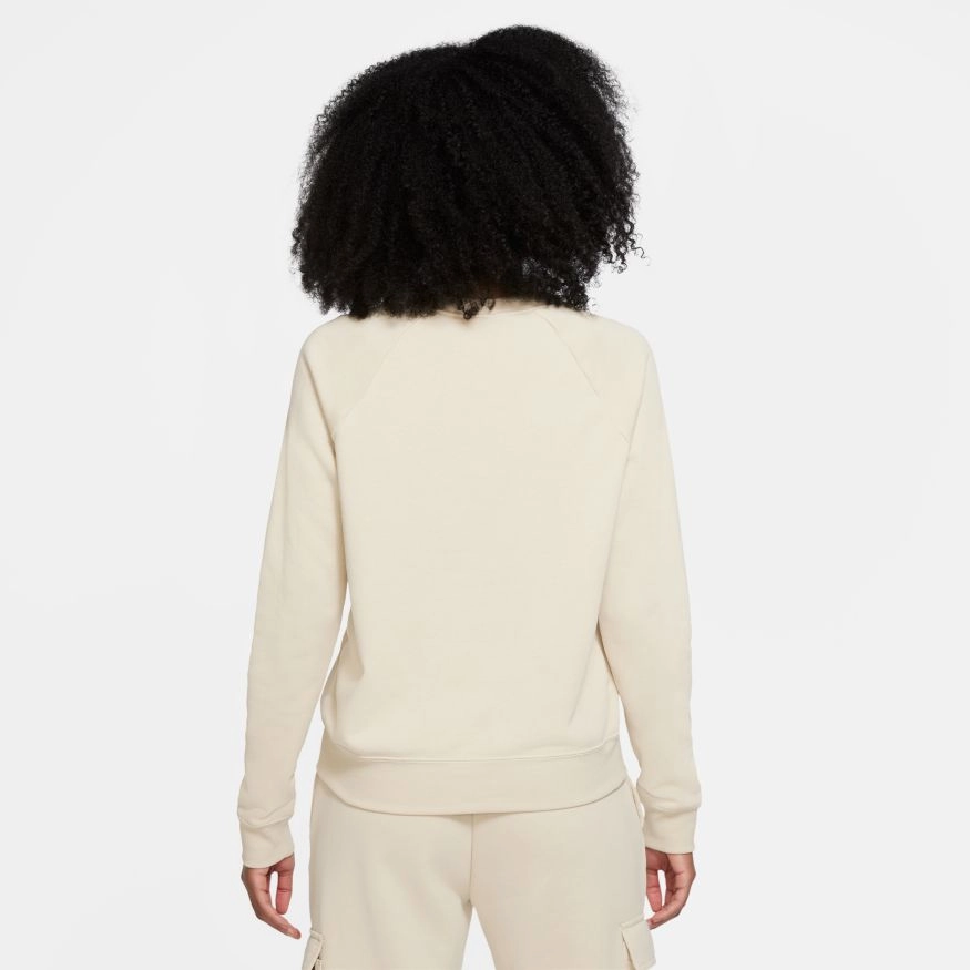 W NSW ESSENTIAL FLEECE CREW RATTAN