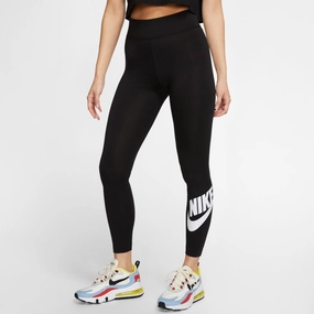 W NSW HIGH-WASITED LEG A SEE TIGHTS BLACK