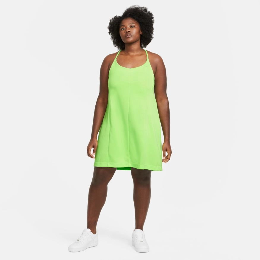 W NSW ICON CLASH DRESS LIME GLOW