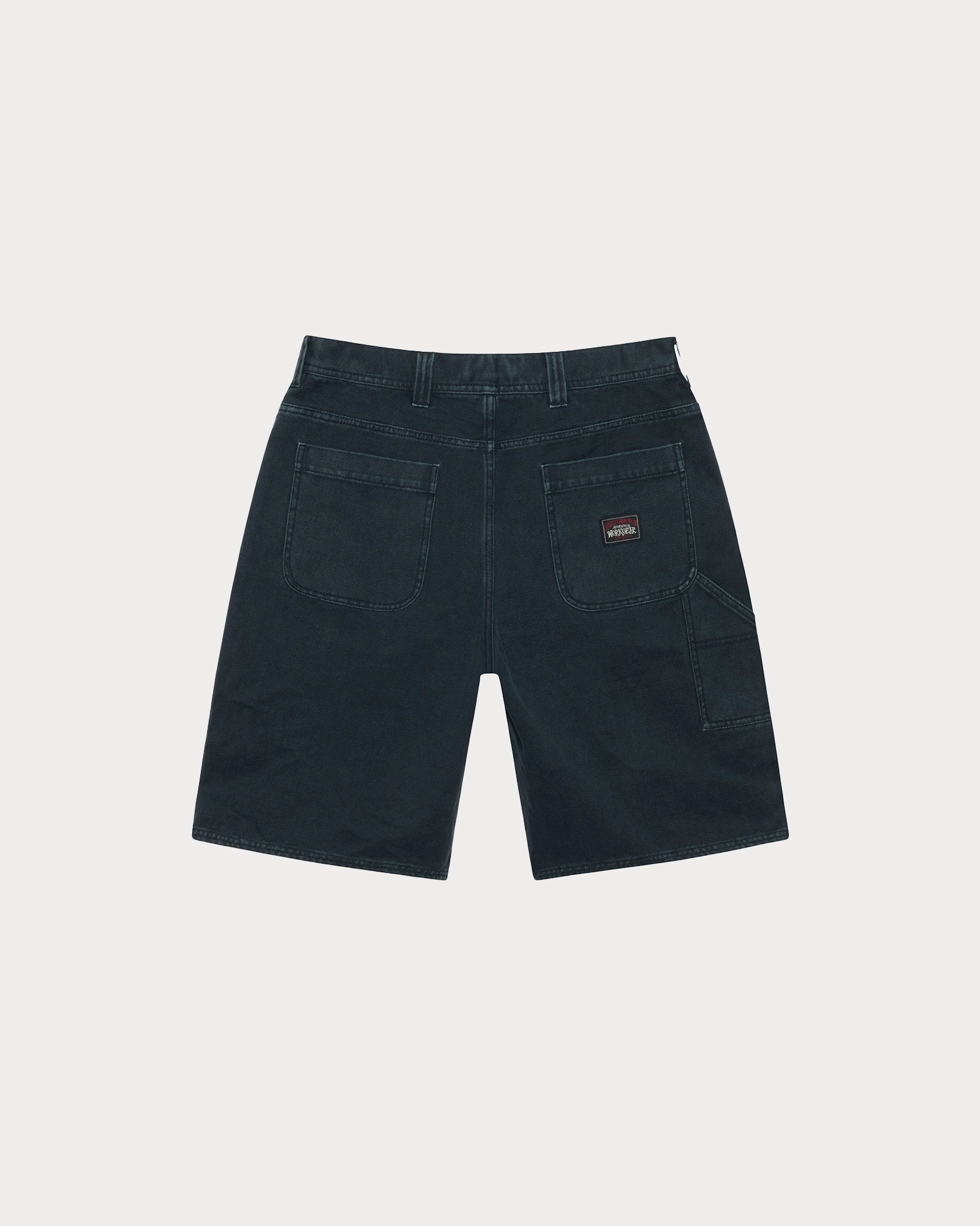 WASHED CANVAS WORK SHORT