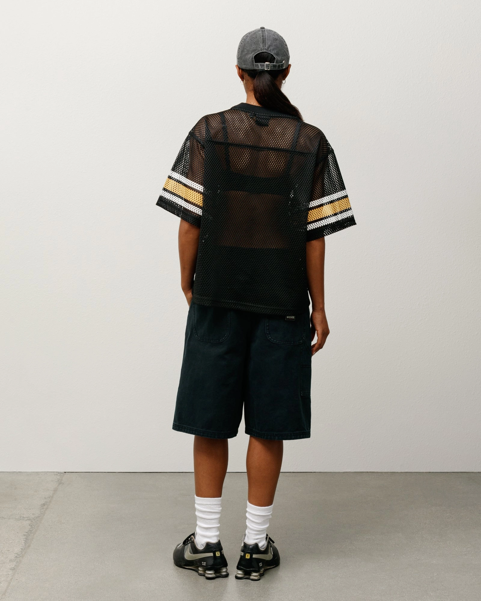 WASHED CANVAS WORK SHORT