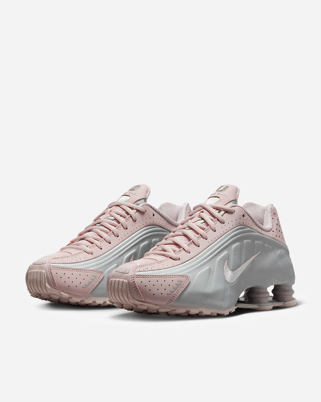 WMNS Shox R4 'Barely Rose/Metallic Platinum'