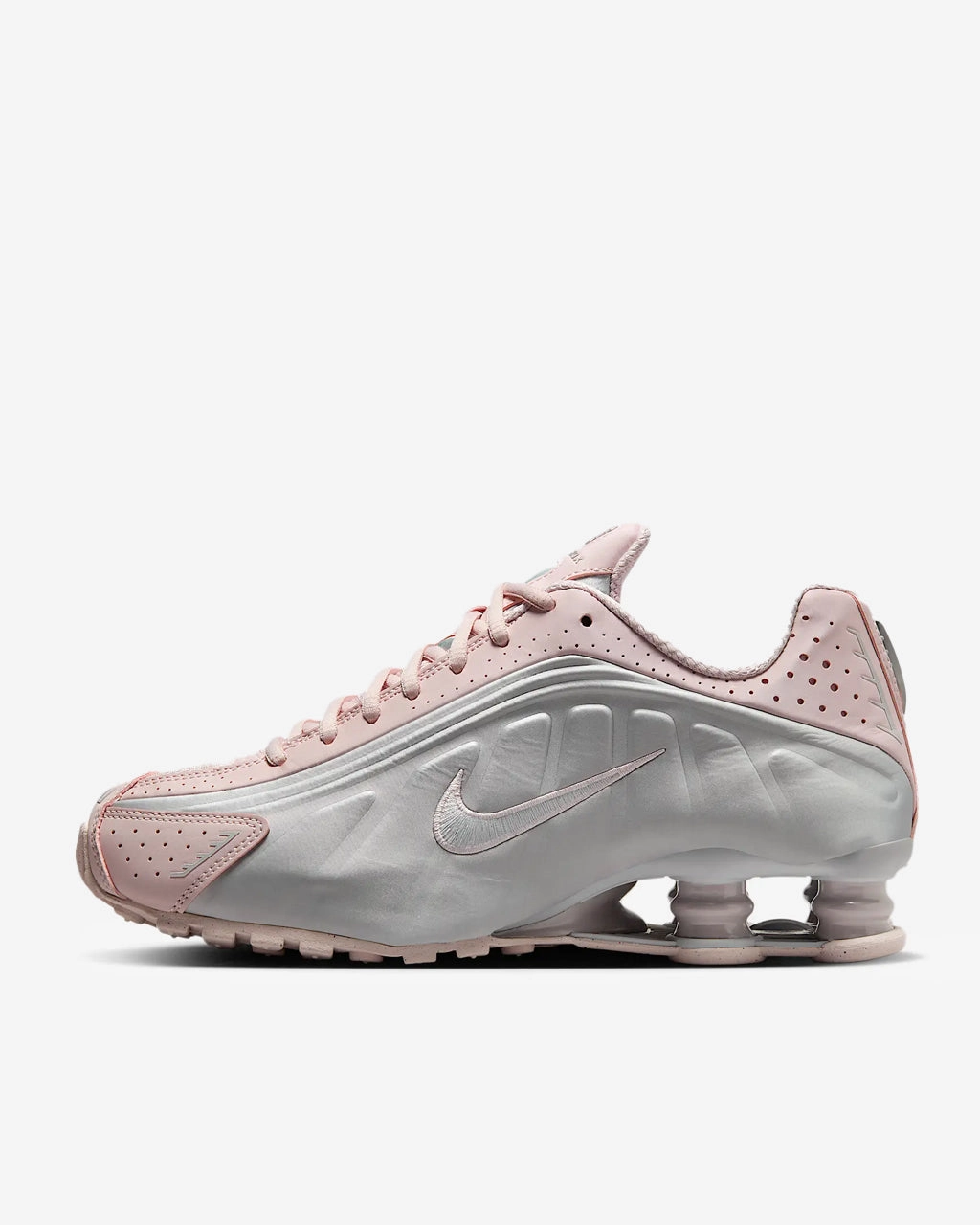 WMNS Shox R4 'Barely Rose/Metallic Platinum'