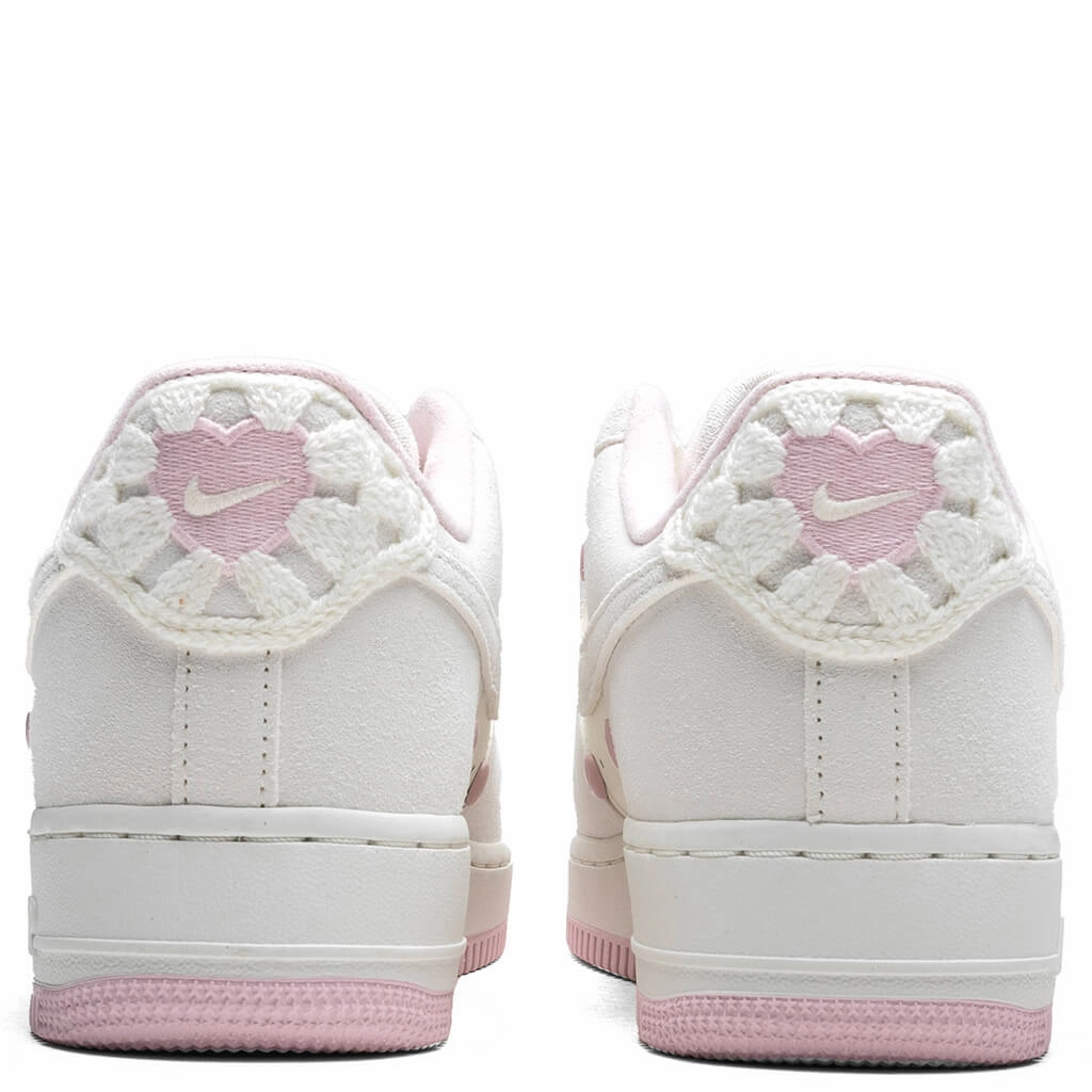 Women's Air Force 1 '07 'Valentine's Day' - Sail/Pink Foam