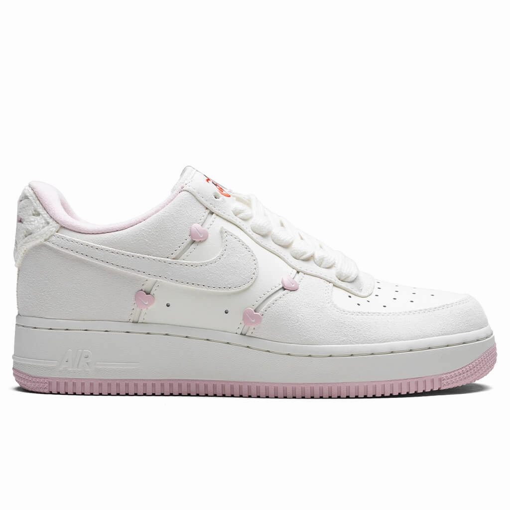 Women's Air Force 1 '07 'Valentine's Day' - Sail/Pink Foam