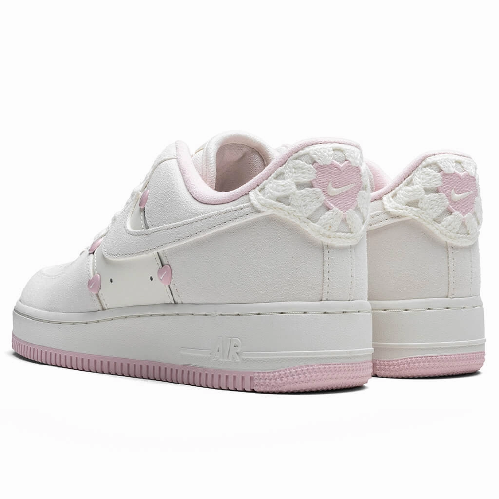 Women's Air Force 1 '07 'Valentine's Day' - Sail/Pink Foam