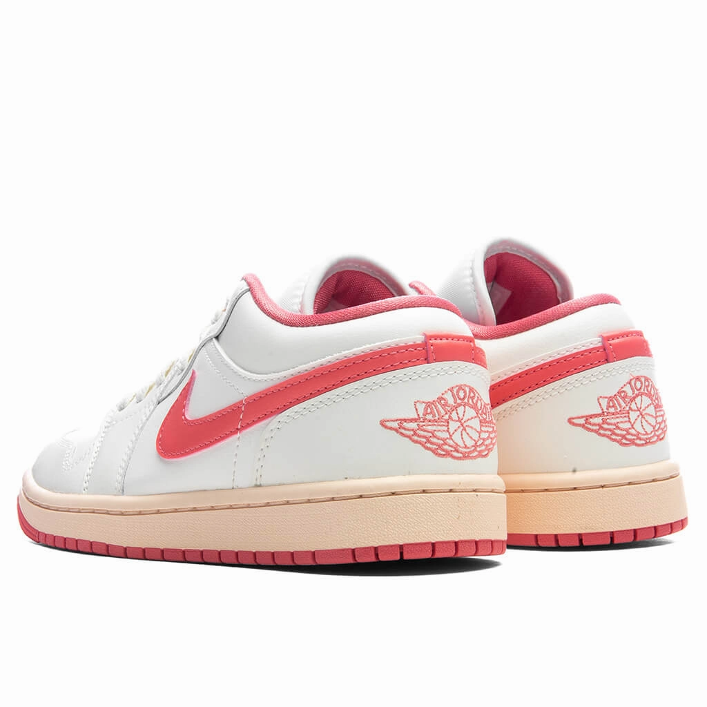 Women's Air Jordan 1 Low - Sail/Pink Salt/Guava Ice