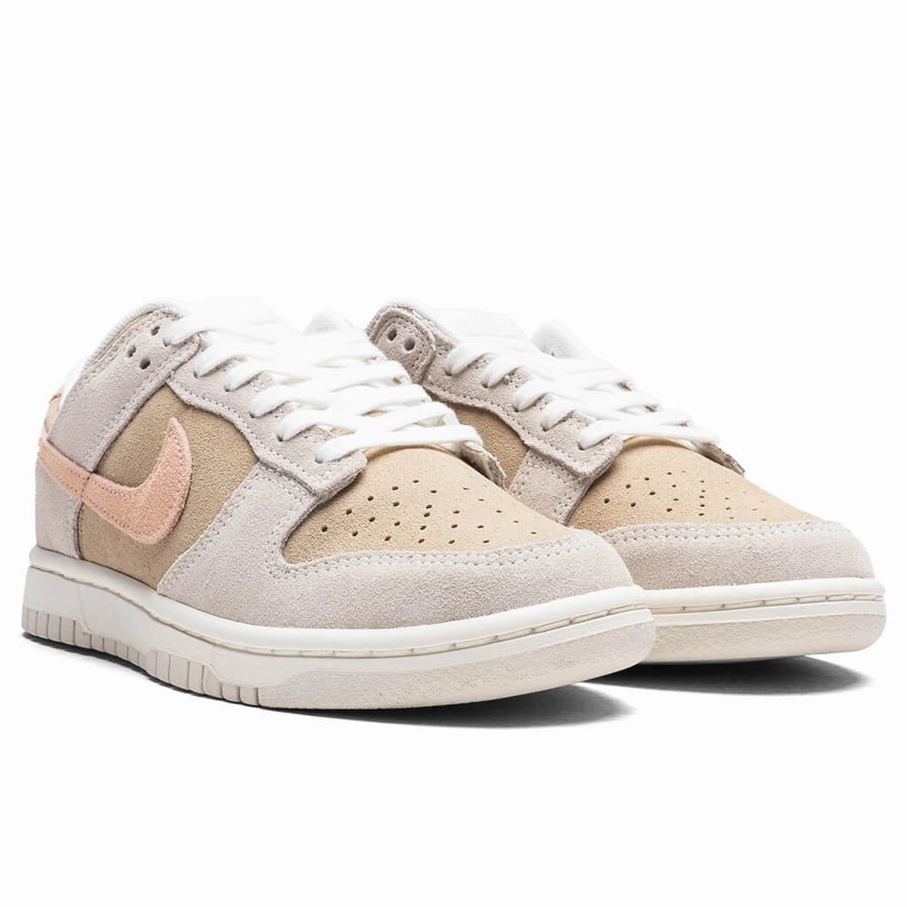 Women's Dunk Low - Phantom/Washed Coral/Parachute Beige
