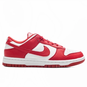 Women's Dunk Low - White/University Red