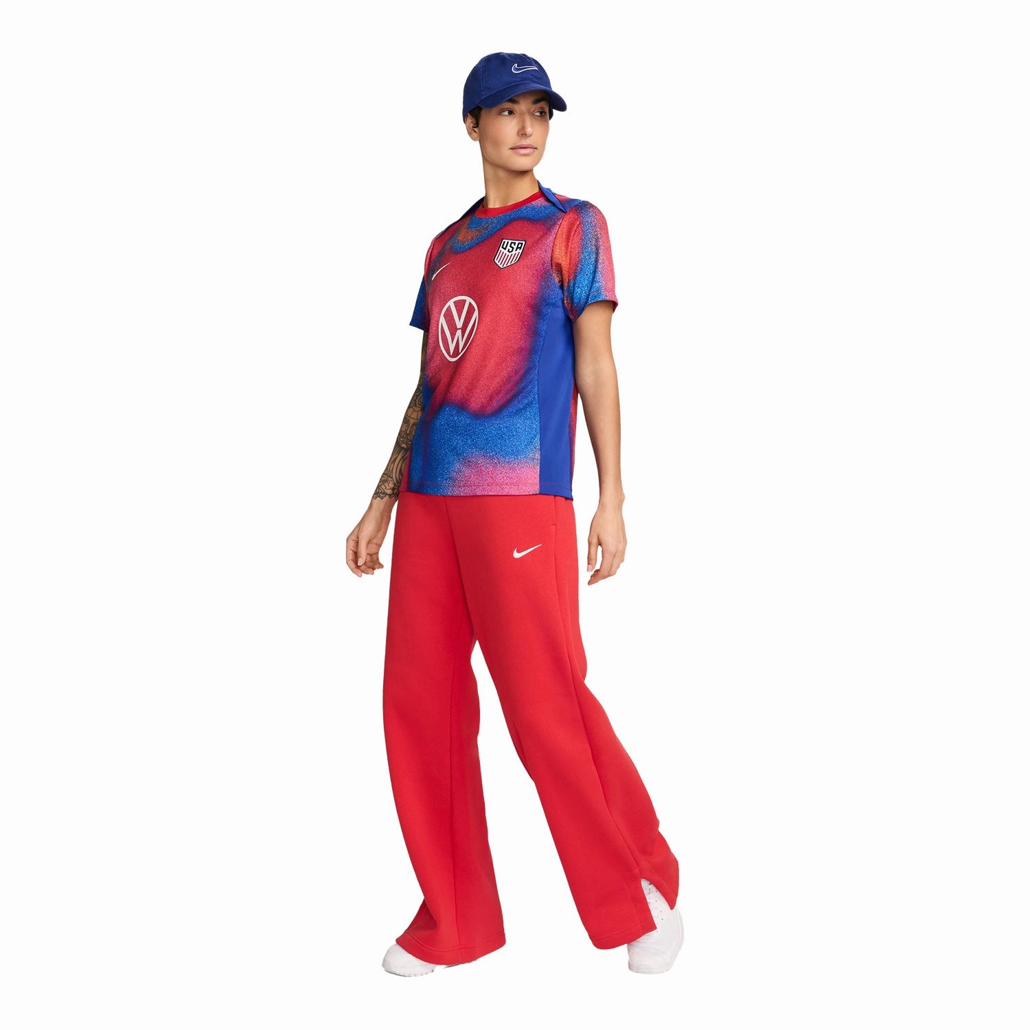 Women's Nike USA 2024 Pre-Match Top