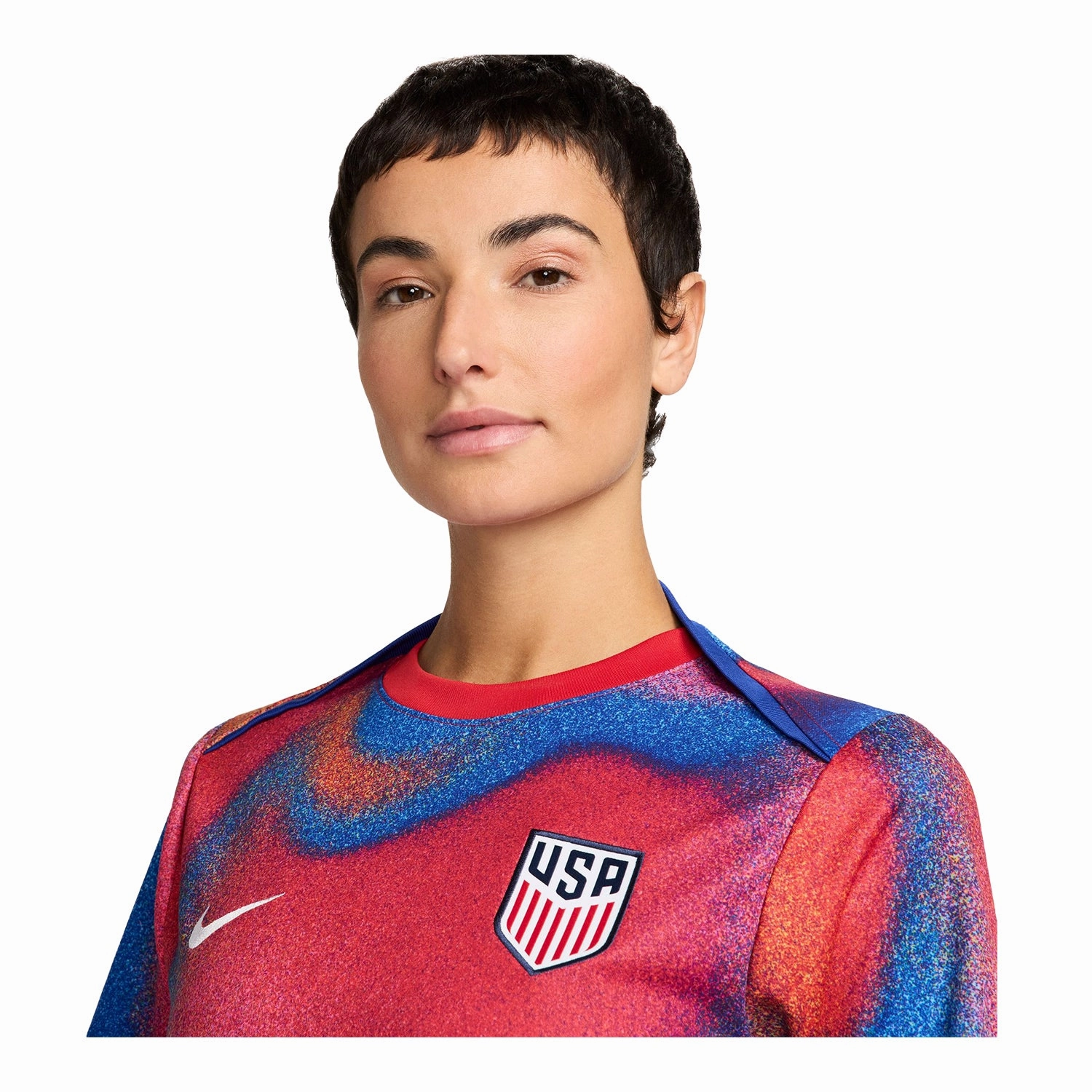 Women's Nike USA 2024 Pre-Match Top