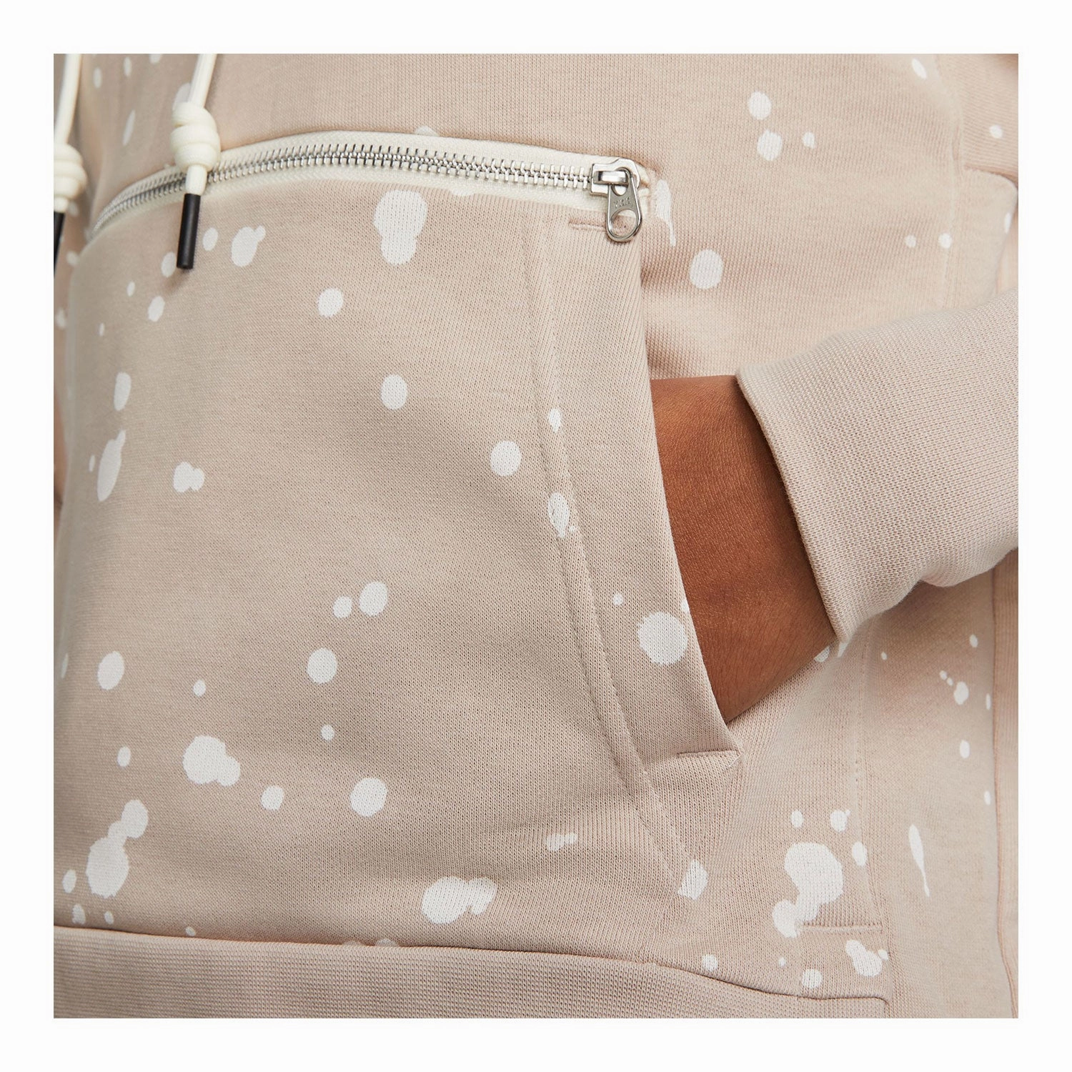 Women's Nike USA Terry Splatter Script Stone Hoodie
