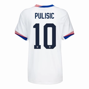 Women's Nike USMNT 2024 American Classic Home Pulisic 10 Stadium Jersey