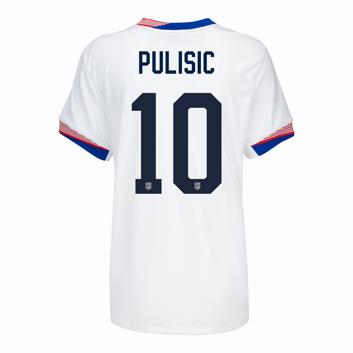 Women's Nike USMNT 2024 American Classic Home Pulisic 10 Stadium Jersey