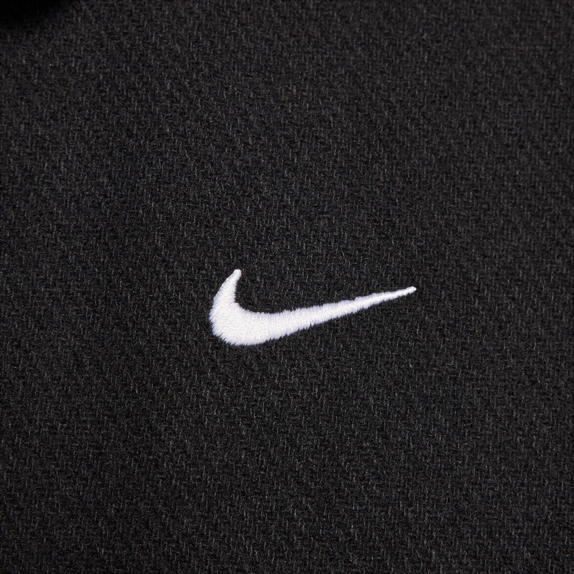 WOOL VARSITY JACKET BLACK