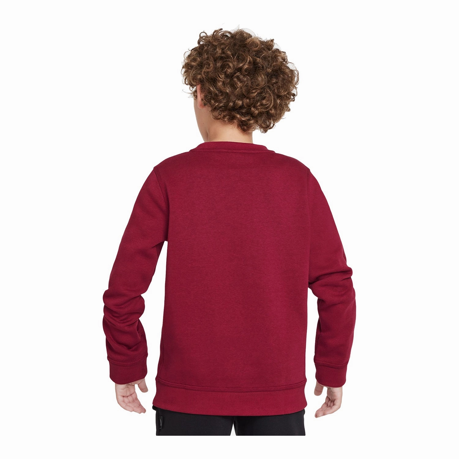 Youth Nike USA Club Fleece Red Crewneck