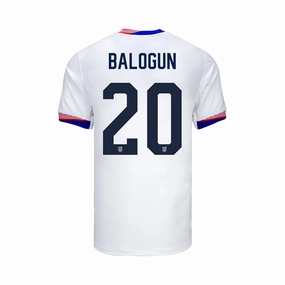Youth Nike USMNT 2024 American Classic Home Balogun 20 Stadium Jersey