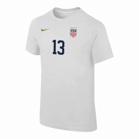 Youth Nike USWNT Classic Morgan White Tee
